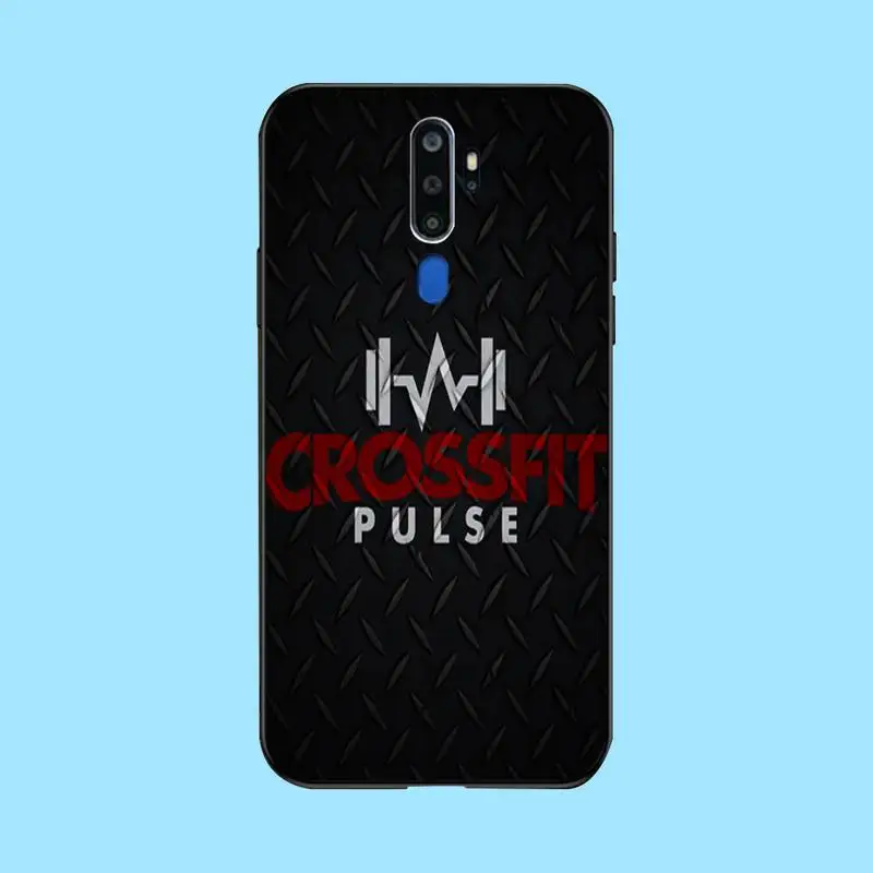 Мягкий силиконовый чехол для телефона из ТПУ PENGHUWAN keep calm and crossfit Oppo A5 A9 2020 Reno Z Realme5Pro