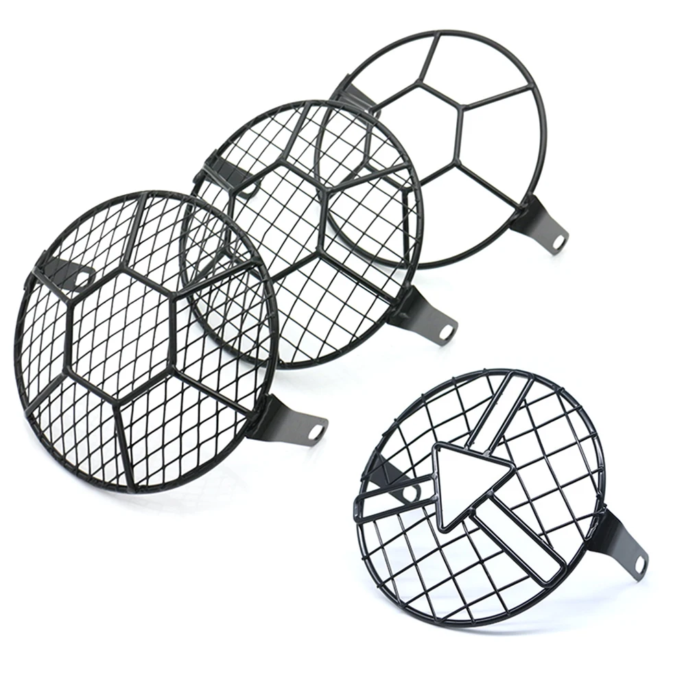 Фара мотоциклетная черная металлическая Ретро галогенная передняя фара 12 В