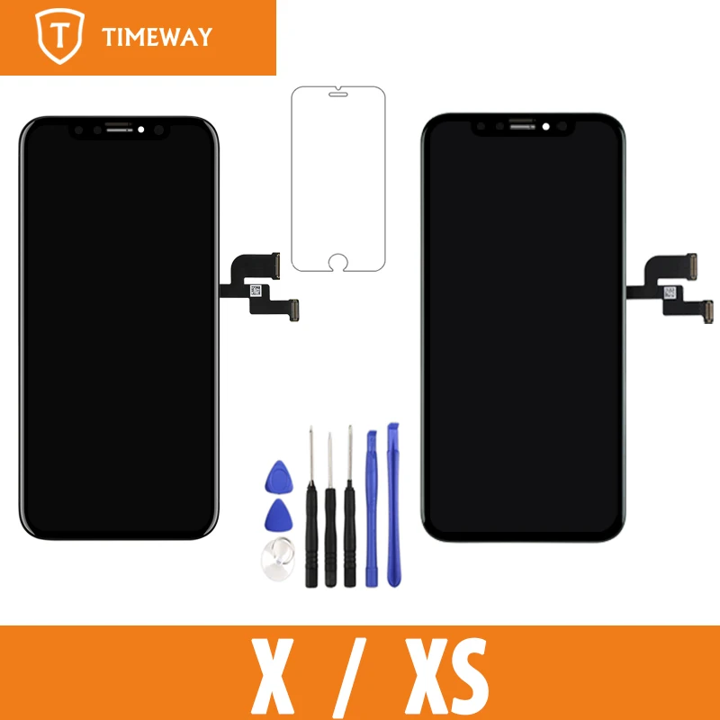 Для iPhone X/XS ЖК-дисплей для Tianma OLED OEM сенсорный экран с дигитайзером запасные части для сборки черный