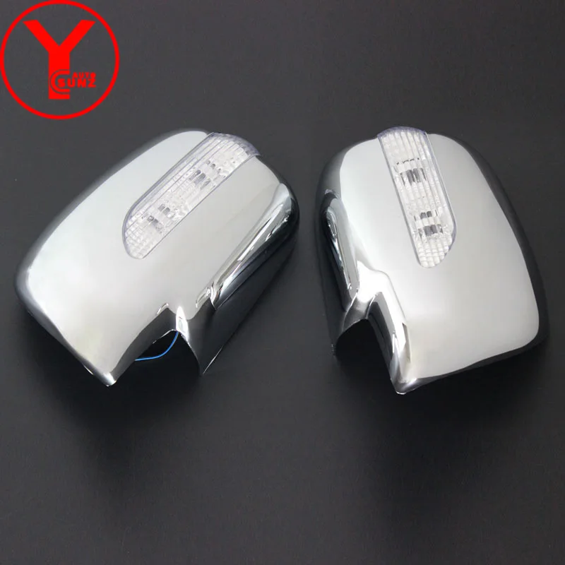 Зеркальный чехол для Toyota SUV FORTUNER SW4 2012 2013 2014 хромированные боковые зеркальные