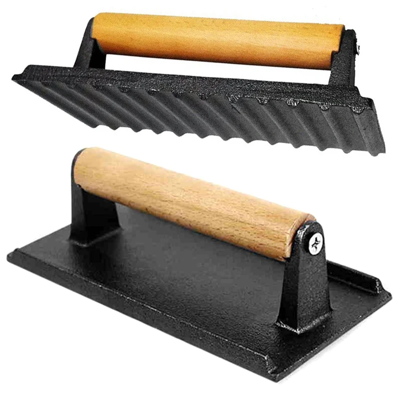 

BBQ Tool Cast Steak Plate Professional Meat Press Grill Fried Meat Squid Fried Steak Barbecue Pressure Plate