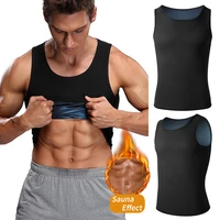 men sauna sweat shaper tops thermo body shapewear slimming girdle workout waist trainer corset gym abdomen fat burning