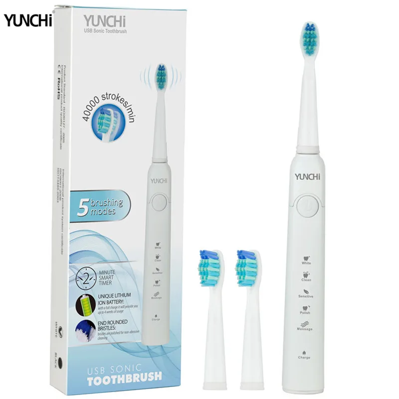 

2020 New Model ELectric Toothbrush Sonic Clean USB Rechargeable Best Cost-effective Gift Improve Oral Health Acoustic Wave