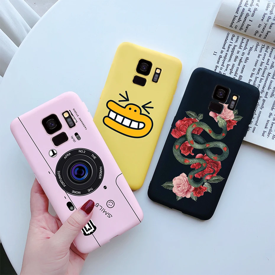 Модный милый силиконовый мультяшный чехол для телефона с маргаритками Samsung galaxy s9