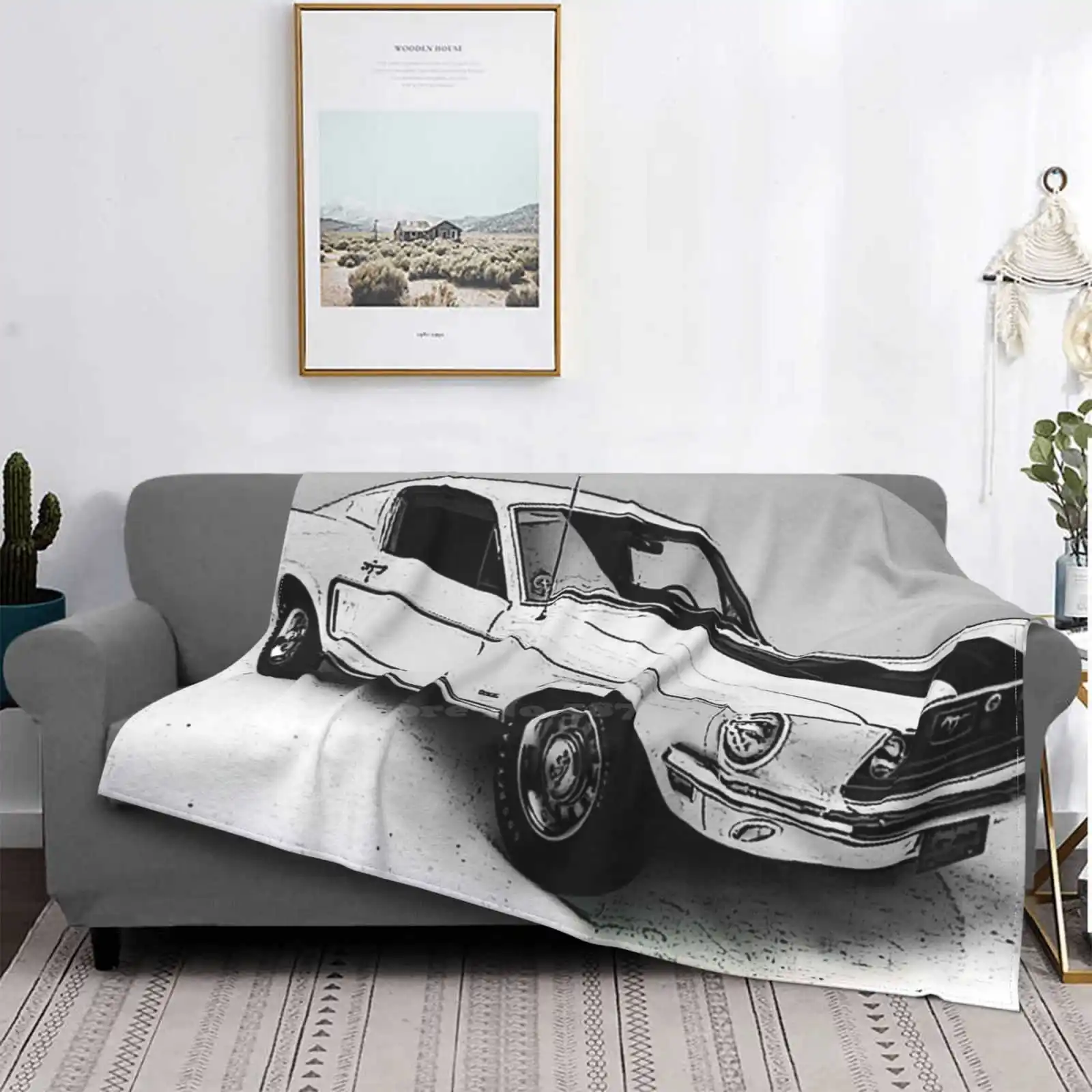 Car For Home Sofa Bed Camping Car Plane Travel Portable Blanket Car
