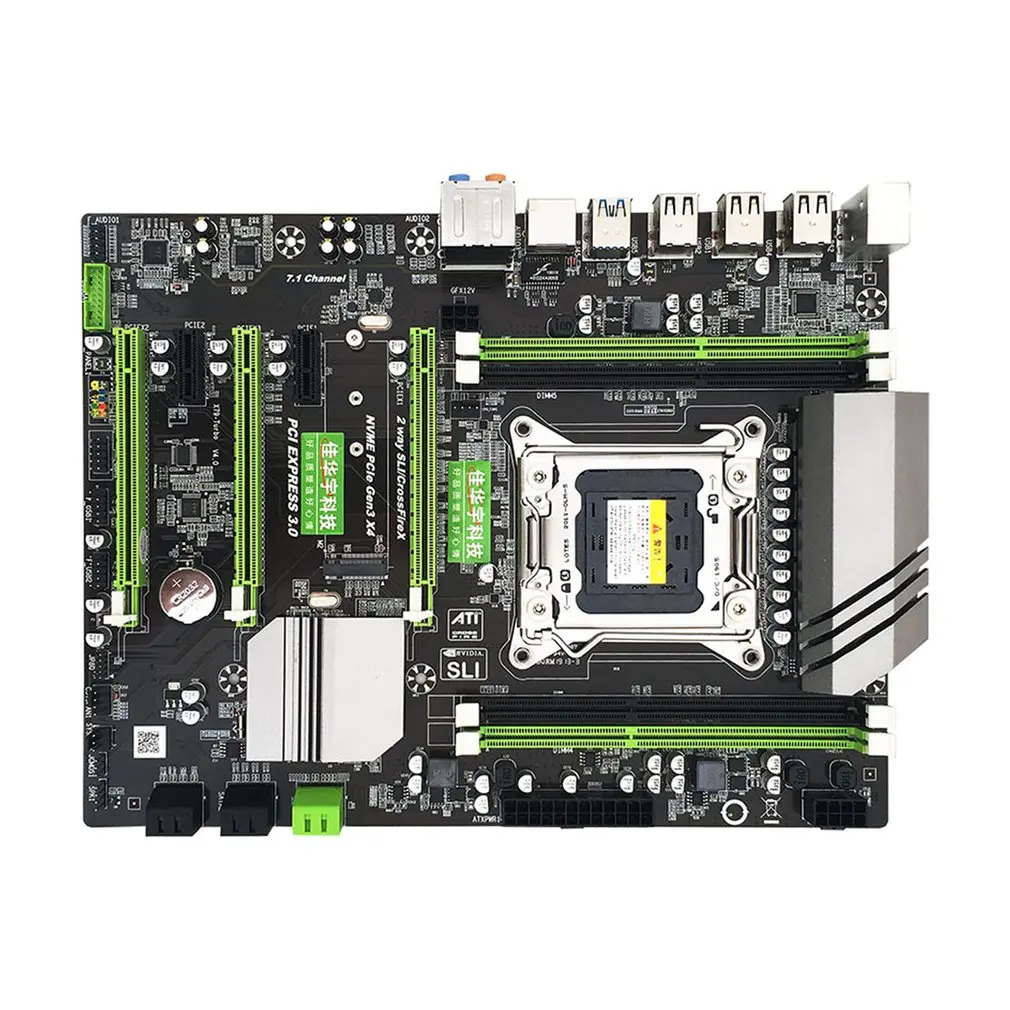 Billig X79T DDR3 PC Desktops Motherboard LGA 2011 CPU Computer 4 Kanal Gaming Unterstützung M.2 E5-2680V2 I7 SATA 3,0 USB 3,0 Für Intel B75