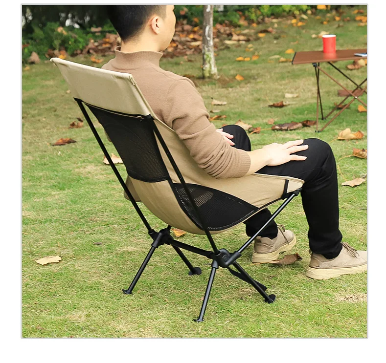 저렴한 휴대용 초경량 캠핑 의자 베개 알루미늄 합금 정원 피크닉 해변 여행 의자, 야외 접는 낚시 의자