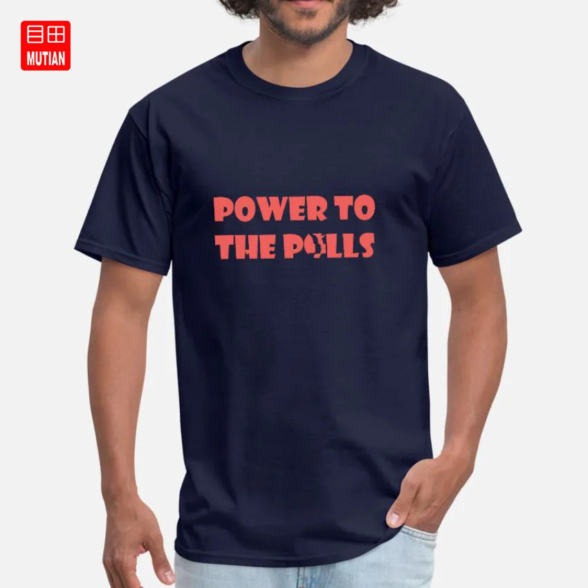 Power to The Polls 2018 футболка politics Trump USA Women protest our|Мужские футболки| |