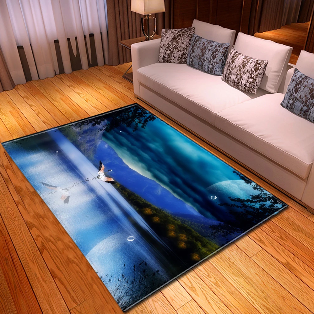 3D ковер с Фламинго в скандинавском стиле домашний декоративный детский игровой