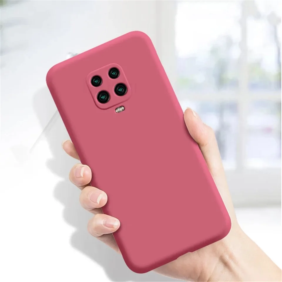 

For Xiaomi Redmi Note 9 Pro Case Cover Liquid silicone Shockproof Soft Back Cover For Xiaomi Redmi Note 9S 9 Pro Max Phone Coque