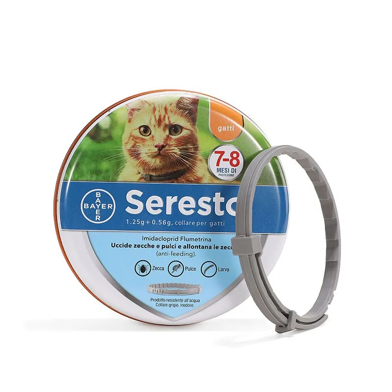 Ошейник для собак кошек 8 месяцев ошейник предотвращения блох и клещей комаров