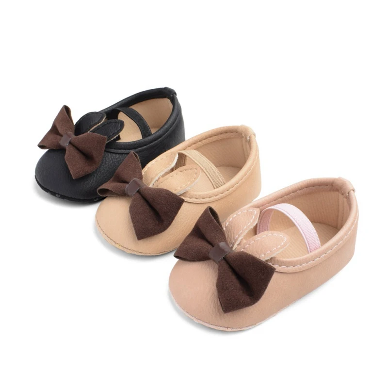

Cute Baby Girls Shoes Newborn Infant Baby Bow Rabbit Ear First Walker Girls Princess Shoes Casual PU Toddler Shoes 0-18M