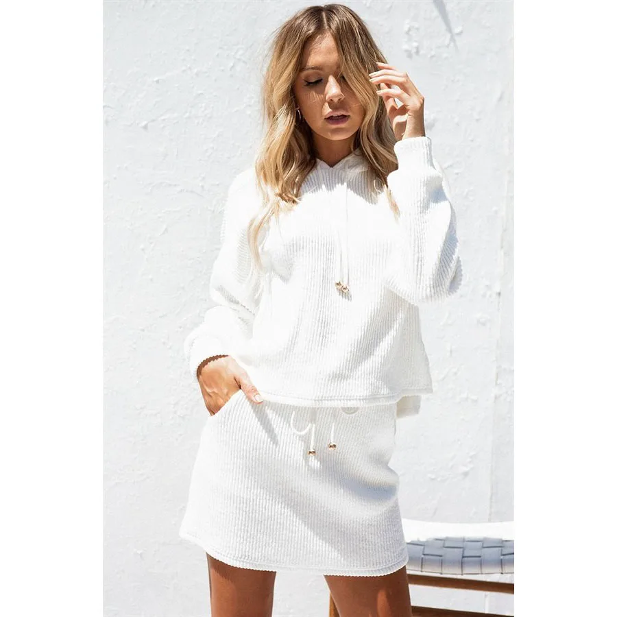 Новинка 2020 осенне зимний трикотажный спортивный костюм толстовки с капюшоном