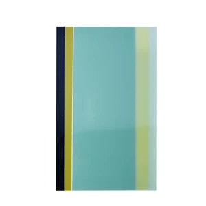 200x250mm Black/Yellow/Green Glass Fiber Sheet Epoxy Glass Fiber G10 For Diy Handle Material