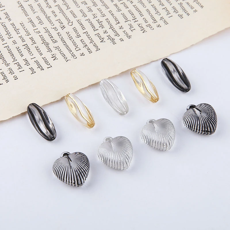 10 шт. хит продаж Ретро барокко смолы окрашенные Золото Любовь Тыква бусинки