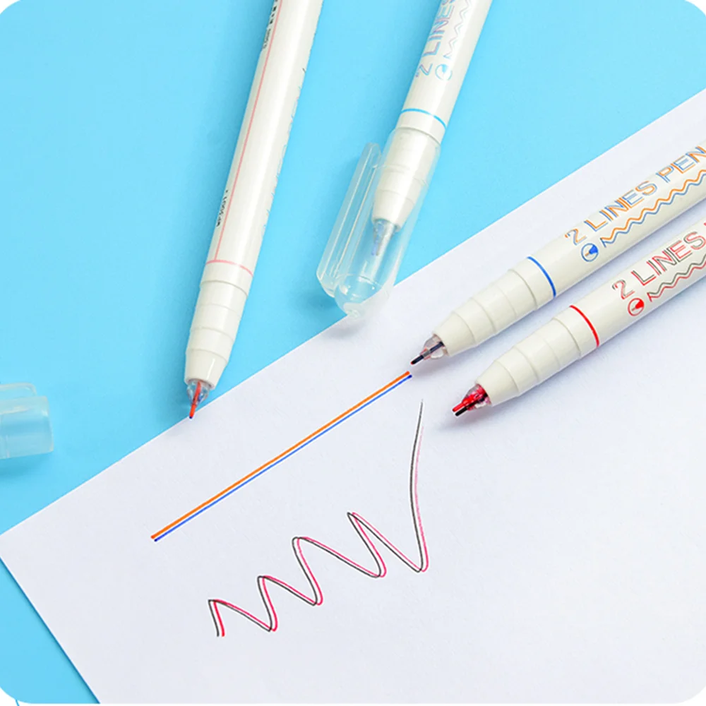 Уникальная ручка 2 линии для скрапбукинга художественный маркер тонкий лайнер