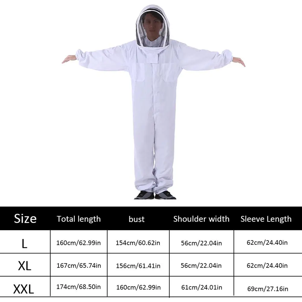 

Beekeeping Tools Anti-bee Clothing Export Quality Cotton Thickened Anti-bee Clothing One-Piece Spacesuit
