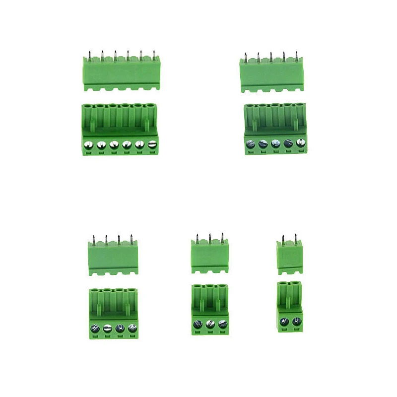 10 комплектов концевые клеммы типа 300 В 10A ht5.08 5 08 мм коннектор шага pcb винтовые