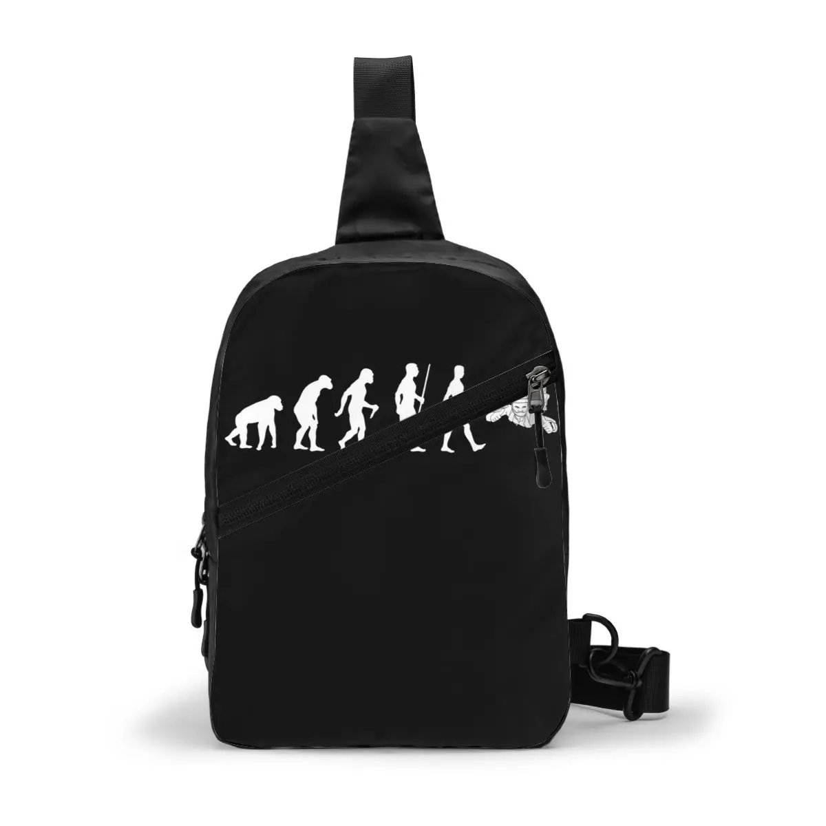 

Нагрудная сумка для прыжков с парашютом, сумка-слинг через плечо из полиэстера, Спортивная складная сумка
