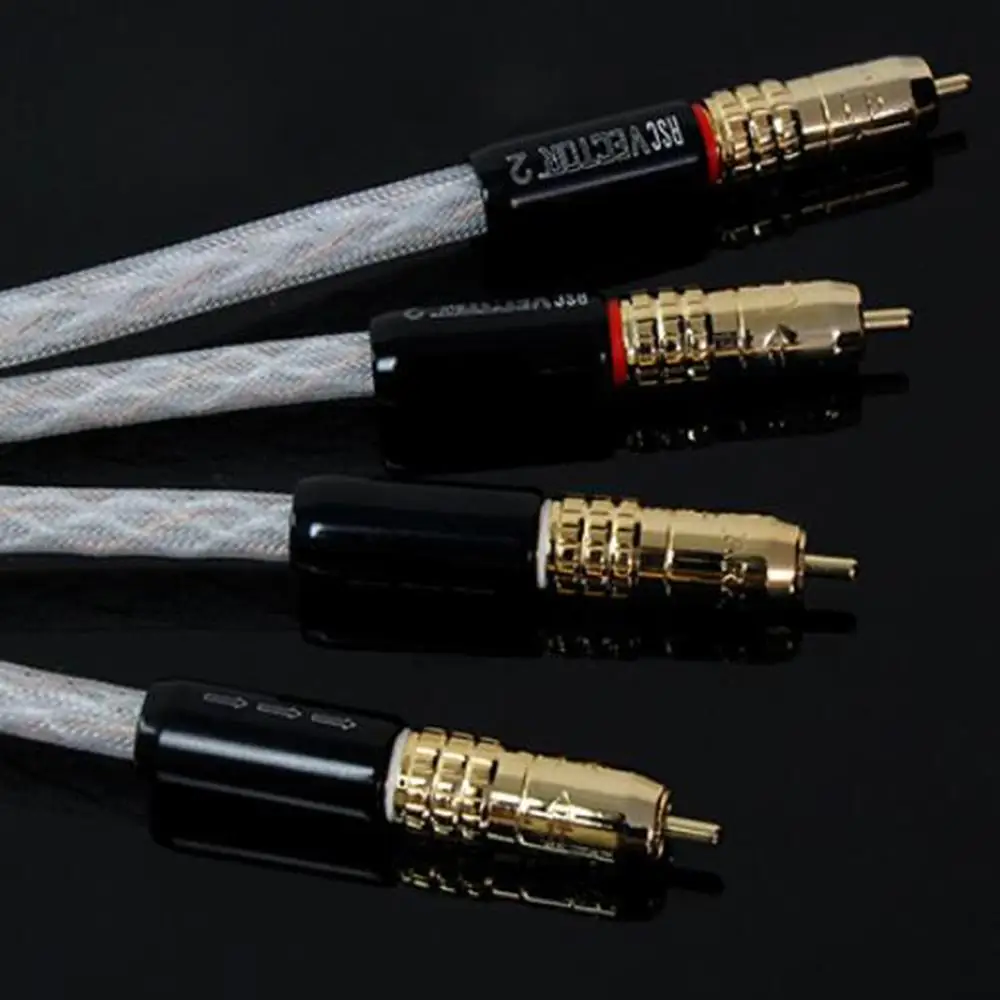 Colleimage TARA Labs RSC Vector 2 Hifi 2RCA Cable High Quality DVD Amplifier Multinedia Interconnection Rca Audio | Электроника