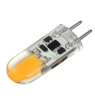 10pcs dimmable gy6 35 led lamp dc 12v silicone led cob spotlight bulb 3w 1505 cob light replace 30w halogen lighting