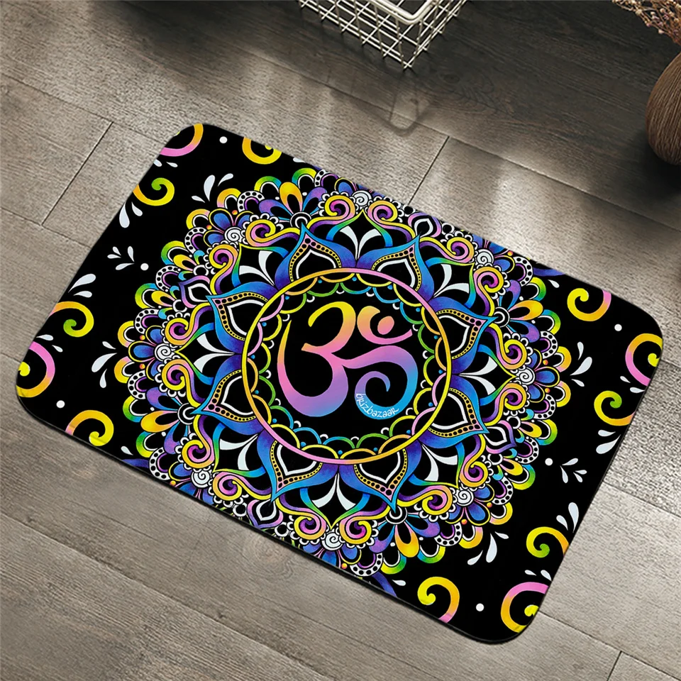 Trippy Alien by Brizbazaar ковер акварельный ковер третий глаз напольный коврик Мандала блюдце нескользящий коврик для спальни для мальчиков