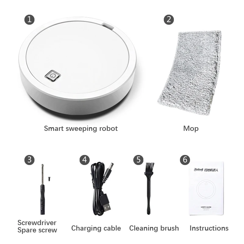 Робот пылесос ES330 для влажной и сухой уборки умный электрический