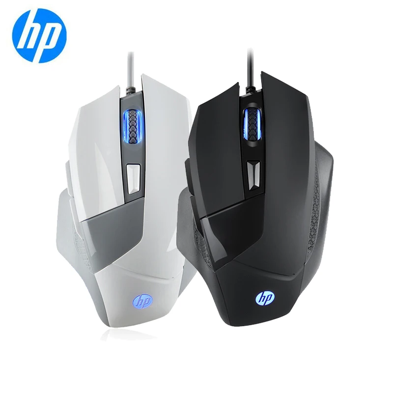 Оригинальная игровая мышь hp G200 Белый/Черный проводной оптический USB 500-4000 dpi 6 Электронная Кнопка спортивные компьютерные мыши