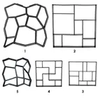 Бетонные формы для садового пола, форма для самостоятельного изготовления тротуарной дорожки для дома и сада, ручное изготовление цементного кирпича, инструмент для шаговых дорожек