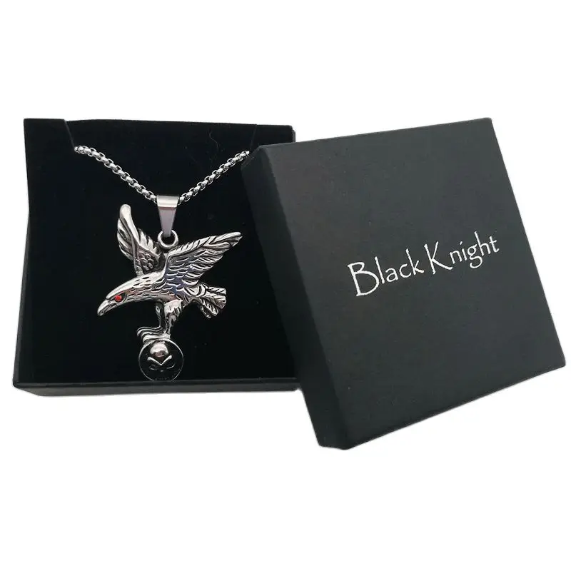 Новое мужское ожерелье в стиле хип-хоп античное из нержавеющей стали подвески