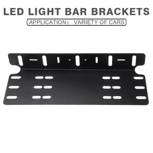 Универсальный 1 шт. передний бампер номерного знака автомобиля держатель стенд держатель кронштейн светильник панели для работы светильник грузовик Кронштейн Пластины быстрого крепления