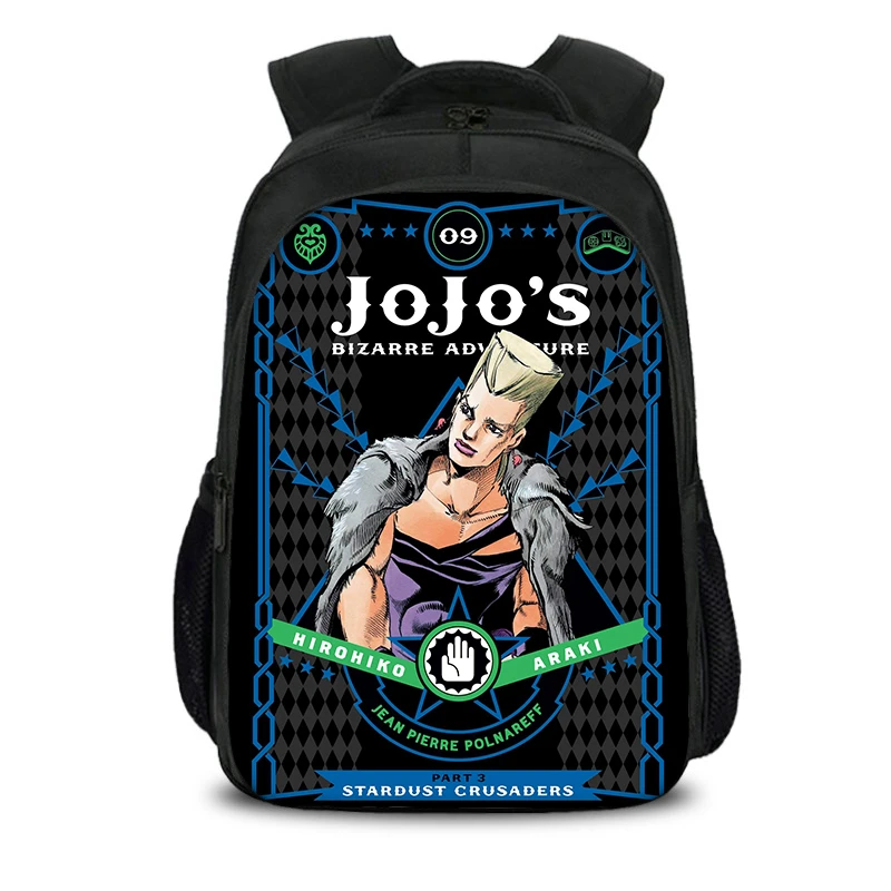 

Jojo Bizarre Adventure Teenagers School Bags Boys Girls School Backpack Daypack Children bookbag Travel Laptop Backpacks Mochila