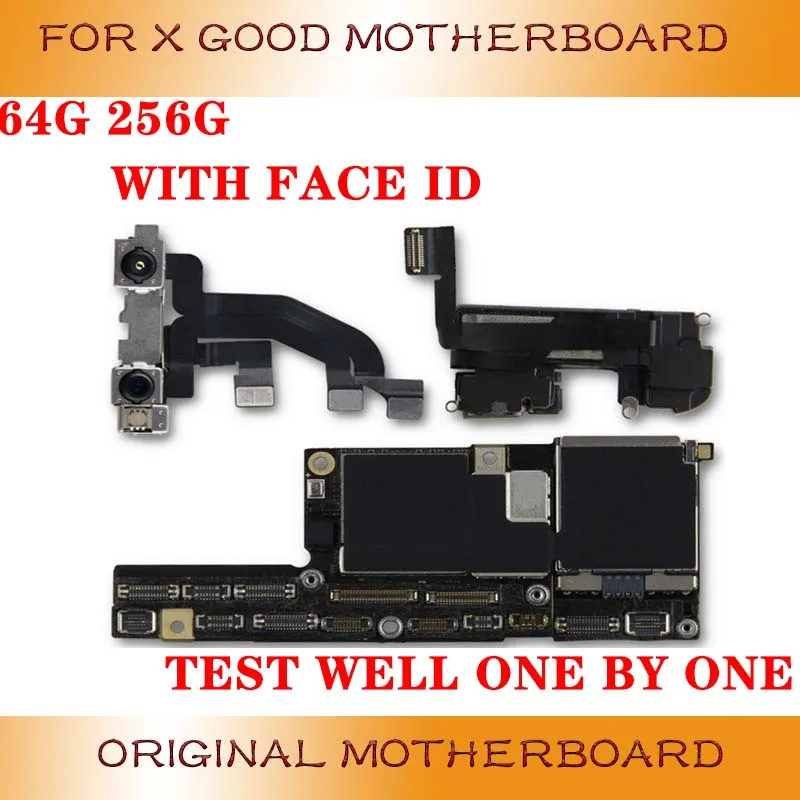Placa base desbloqueada para iPhone X, XS, XR, XSMAX, buen funcionamiento, Sistema IOS, placa l&oacute;gica Original gratis, placa base de iCloud, buena prueba-4