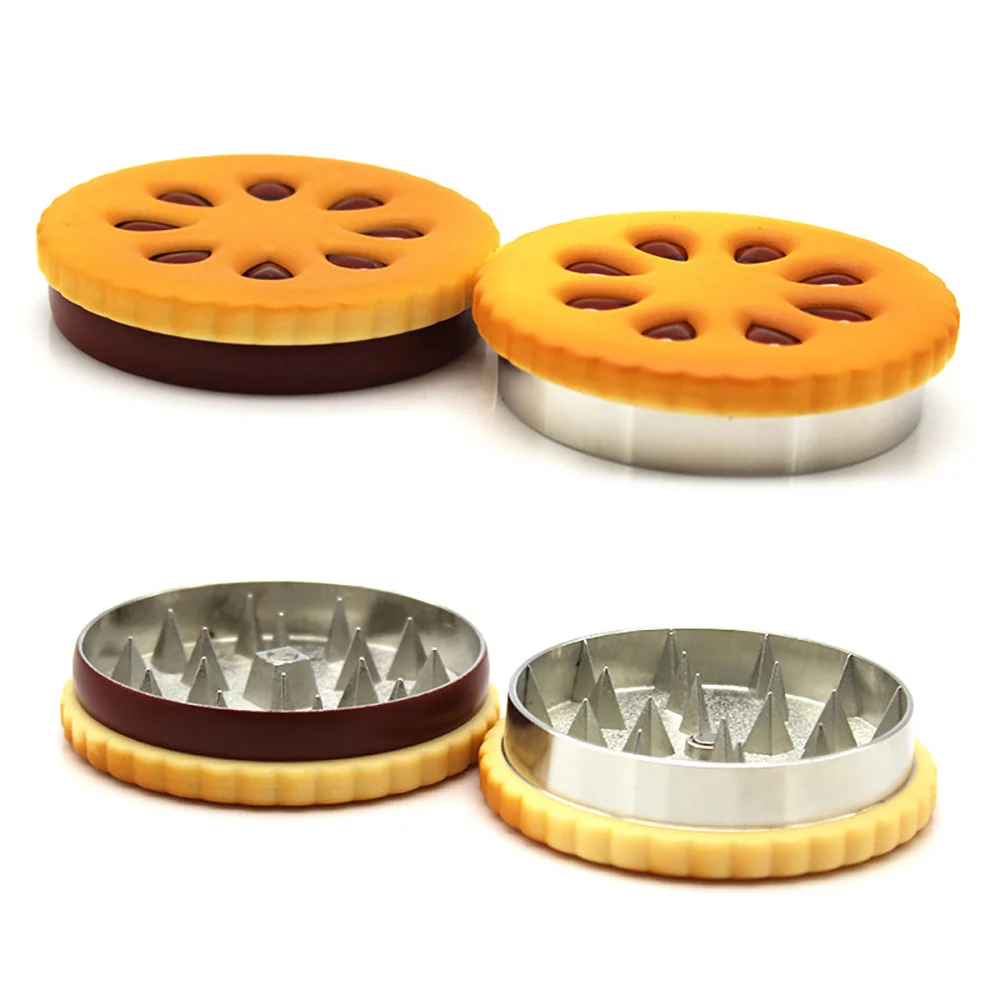 Большая Акция металлическая измельчитель для печенья 55 мм дробилка табака