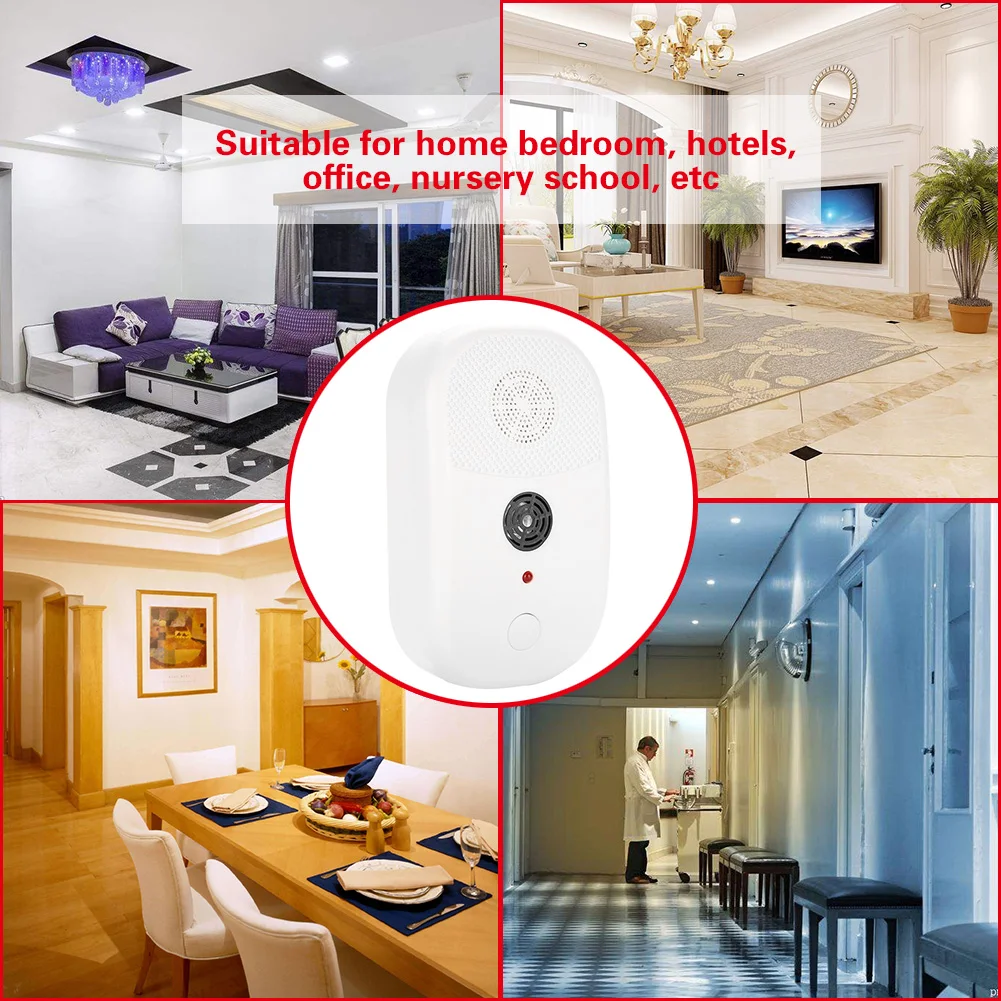 220V Ultrasonic Dust Mite Controller Repeller Double Intensified Mites Removing DeviceMite | Дом и сад