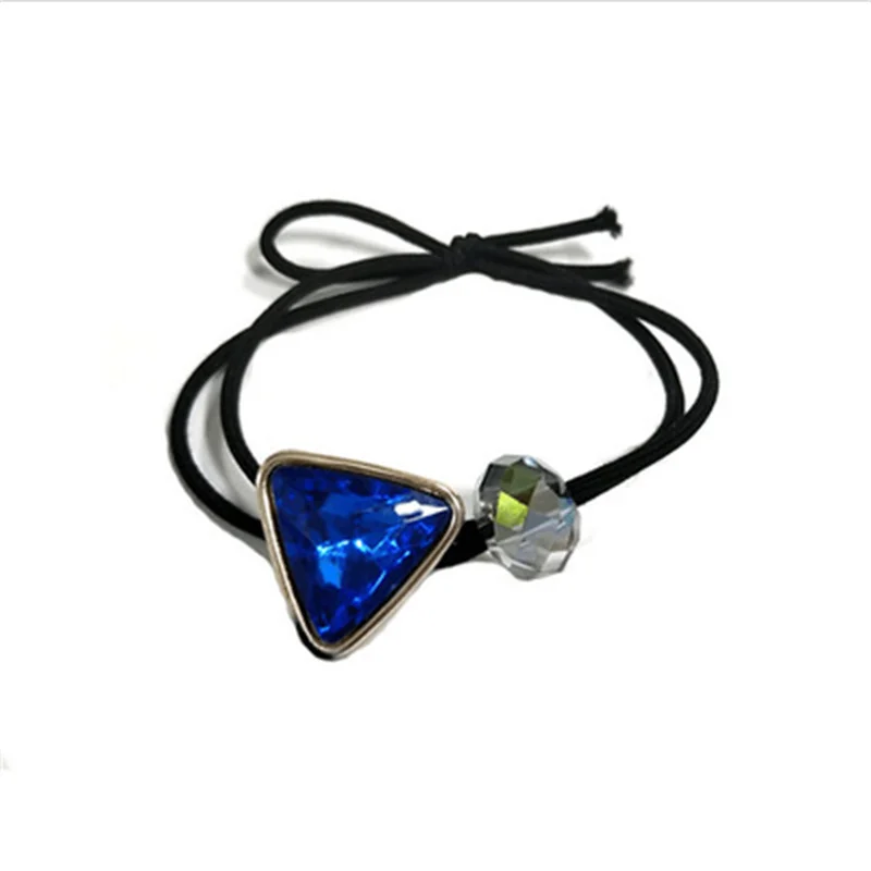 

Set Diamond Hair Circle Korean Women's Personality Simple Tie Hair Rope,Tie Horsetail Crystal Rubber Band Head Jewelry Wholesale
