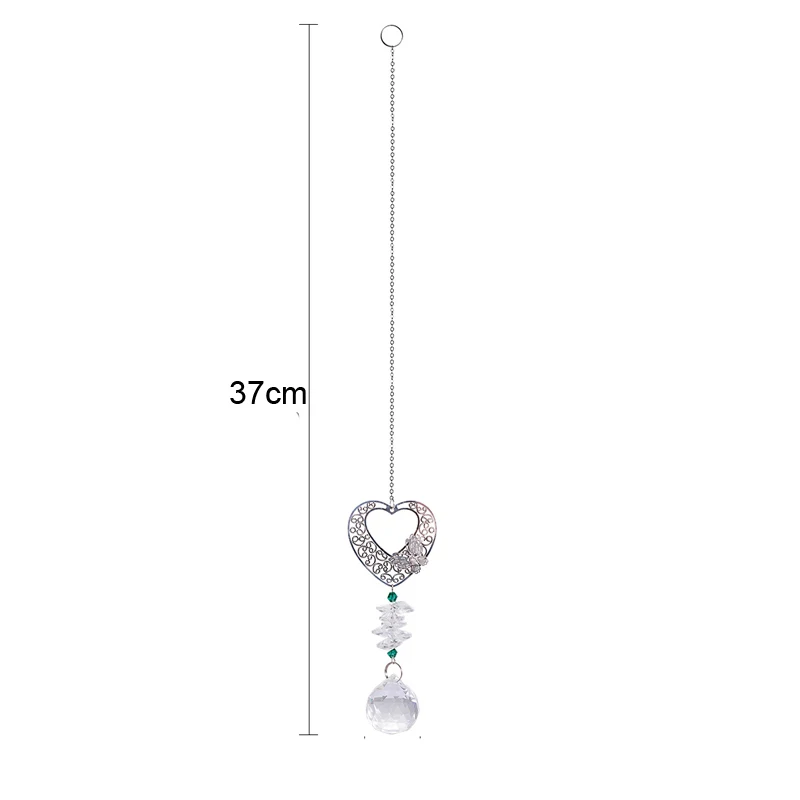 Ручная работа сердце Бабочка Ловец снов хрустальный шар призма кулон