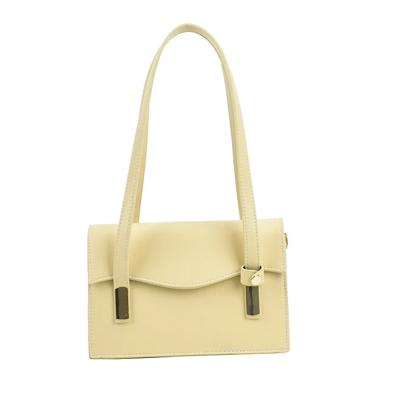 

Solid Color Shoulder Bags for Women 2021 Quality Pu Leather Designer Female Crossbody Bag Fashion Summer Luxury Brand Handbags