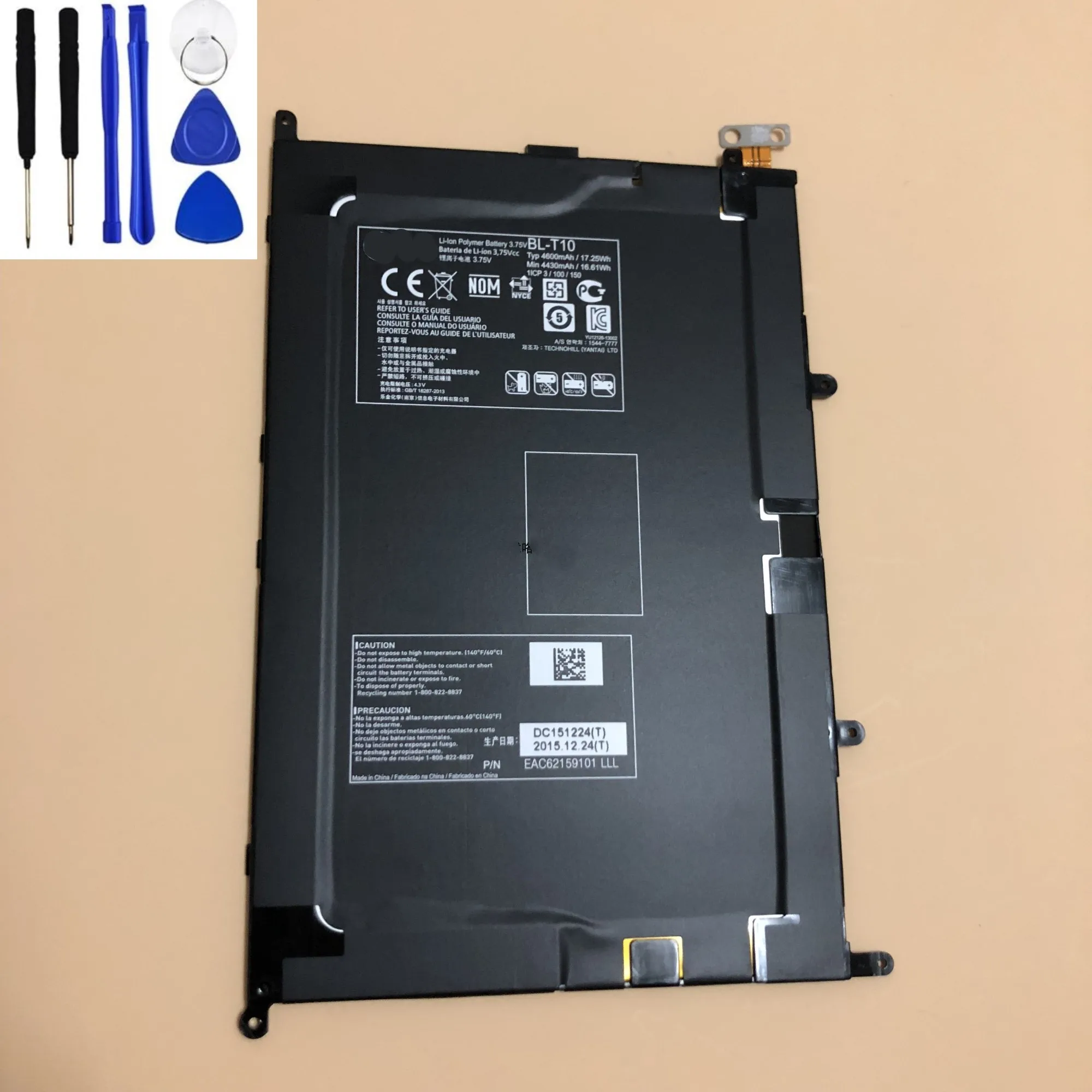 Новая Оригинальная внутренняя батарея LG BL T10 для GPAD G PAD 8 3 VK810 V500 + tool|Аккумуляторы