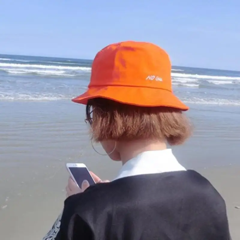 Унисекс Панама шапки для рыбаков отдыха модные женские с вышивкой сигарет Боба