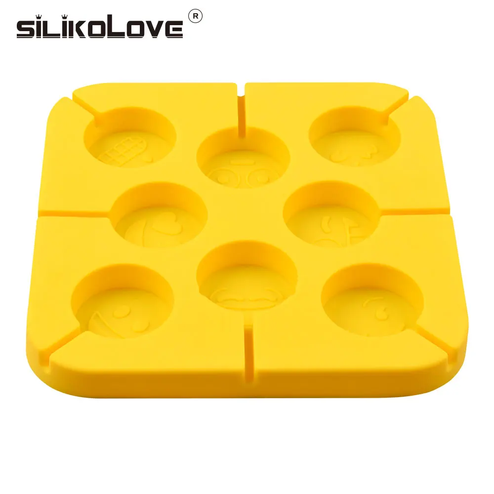 SILIKOLOVE круглая силиконовая форма для леденцов конфеты шоколад 3d Украшение Тортов