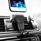 Гравитационный Автомобильный держатель для телефона в автомобильном вентиляционном отверстии держатель для мобильного телефона Подставка для IPhone samsung huawei xiaomi аксессуар