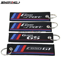motorcycle keychain pendant for bmw c600sport c650sport g650gs c650gt badge embroidery key ring