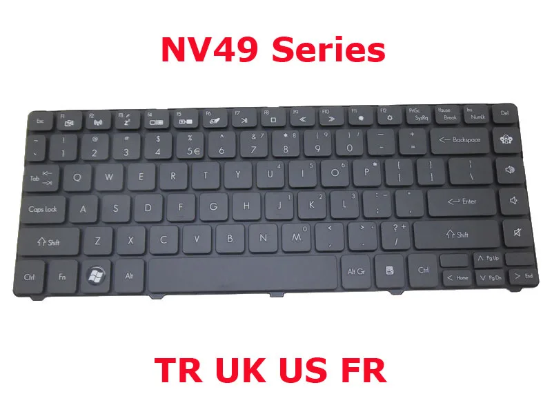 Клавиатура MS2303 для ACER Gateway NV49 V104630CK2 FR V104630DK2 TR UK V104630DS3 UI KB.I140G.209 KB.I140G.139