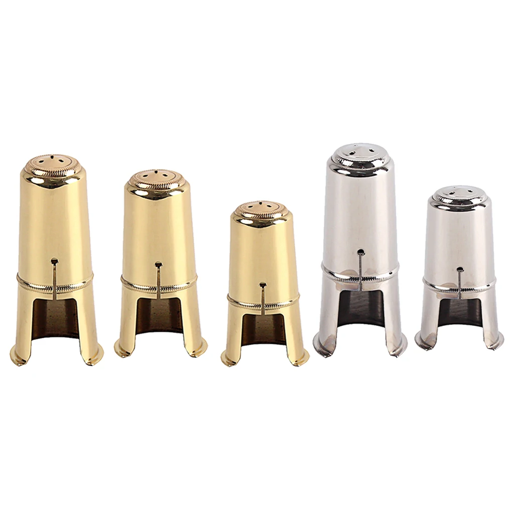 

Brass Silver/Gold Plated Saxophone Mouthpiece Cap Woodwinds Parts Accessory