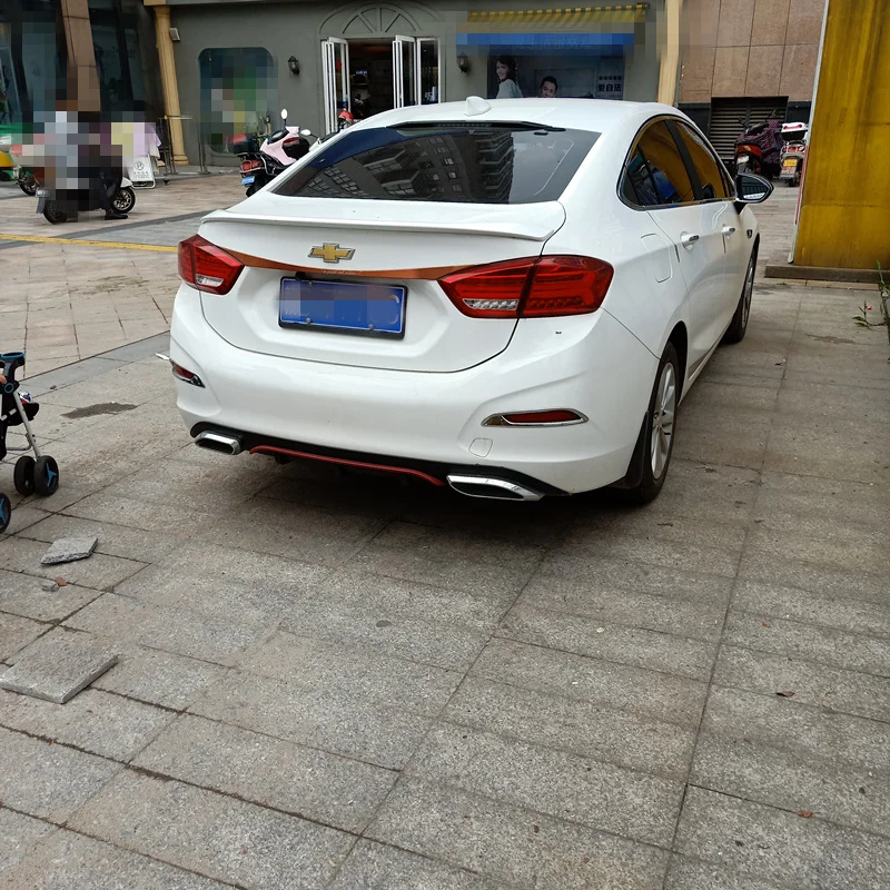 Для Chevrolet спойлер Cruze 2017 2019 ABS материал для автомобильного заднего крыла грунтовка