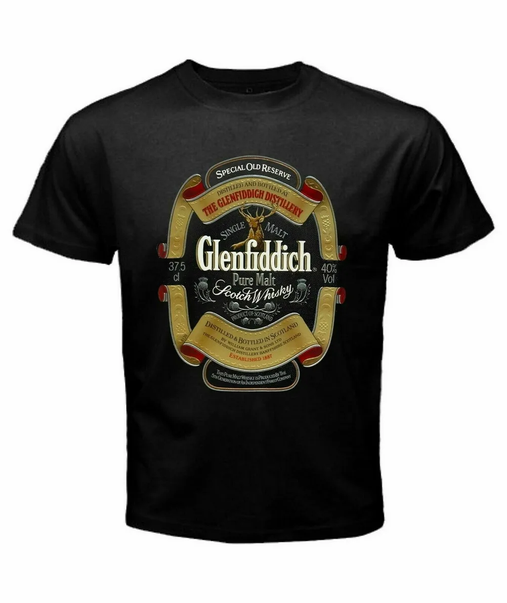 Мужская футболка GLENFIDDICH Speyside односолодовый шотландский виски подходящая по