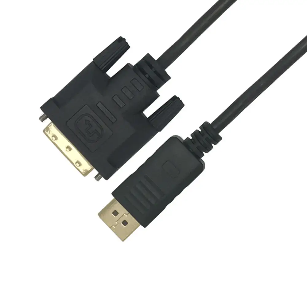 Кабель для порта дисплея DP DVI кабель штекер Адаптер подключения к 1080P HD HDTV ПК