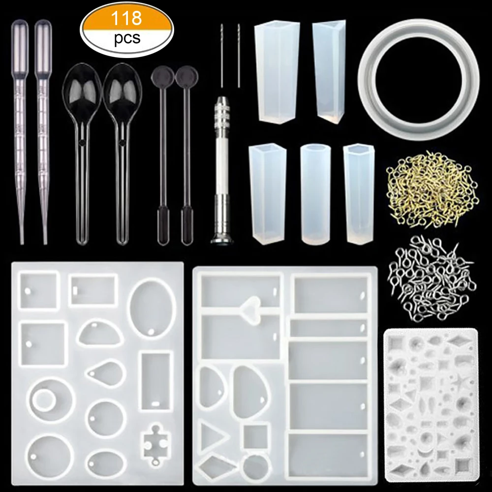 Силиконовая форма сделай сам для подвесок серег и эпоксидной смолы декоративные