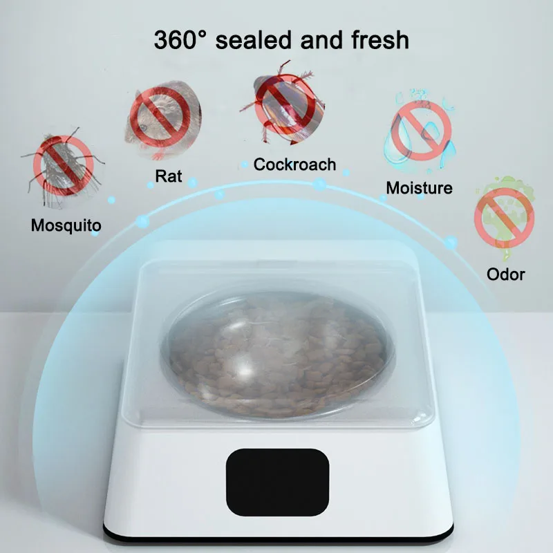 Умная автоматическая кормушка для домашних животных с автоматической